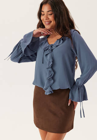 Frill Tie Blouse