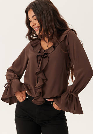 Frill Tie Blouse