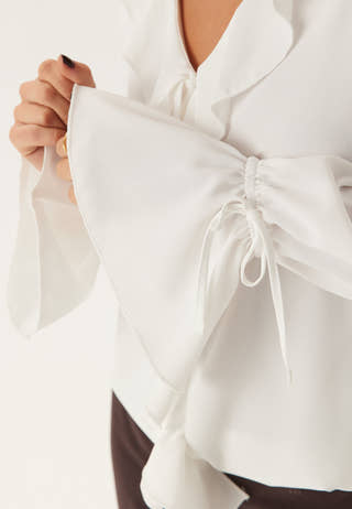 Frill Tie Blouse