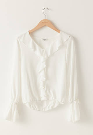 Frill Tie Blouse