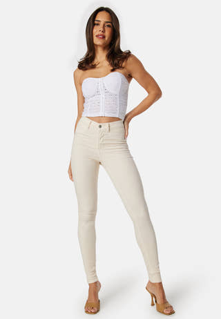 Broderie Anglaise Bustier Top