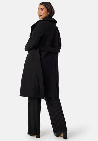 High Neck Midi Coat