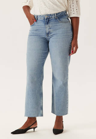 High Straight Ankle Jeans