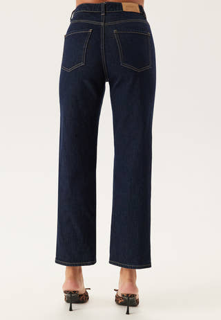 High Straight Ankle Jeans