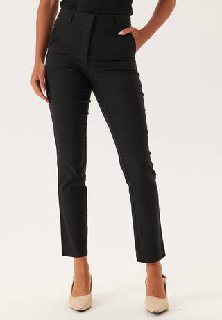 High Waist Stretchy Front Pocket Trousers