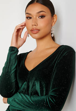 Hillie sparkling velvet dress