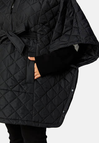 Hiri Quilted Poncho