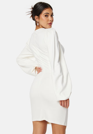 Balloon Sleeve Short Dress