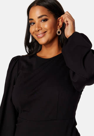 Balloon Sleeve Short Dress