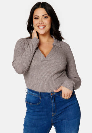 Idris collar top