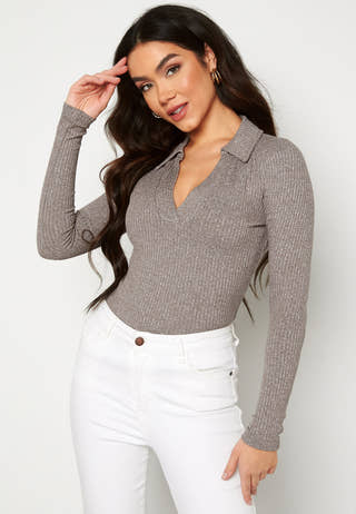 Idris collar top