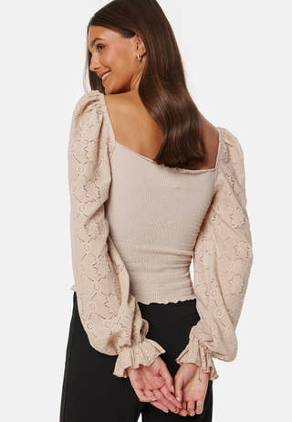Square Neck Smock Top