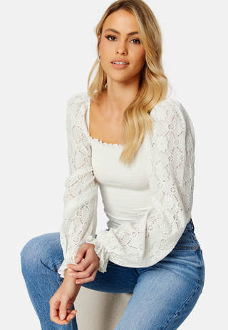 Square Neck Smock Top