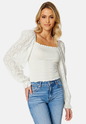 Square Neck Smock Top