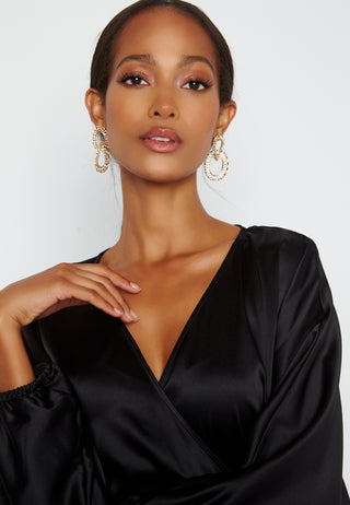 Kimberly Satin Dress
