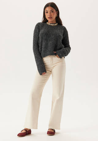 Knitted Bouclé Sweater