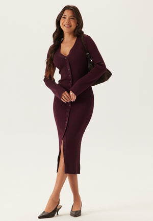 Knitted Cardigan Dress