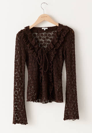 Lace Frill Top