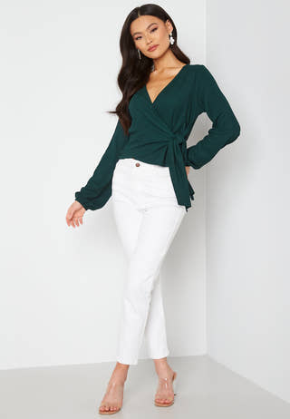 Leighton wrap top