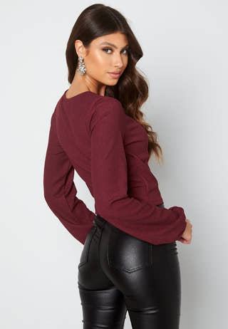 Leighton wrap top