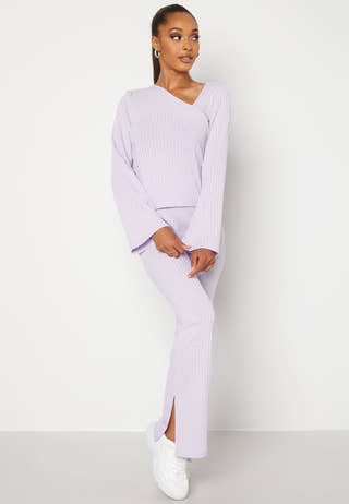 Lesley rib trousers