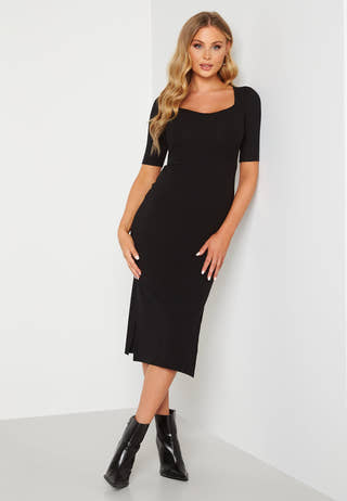 Leya rib dress