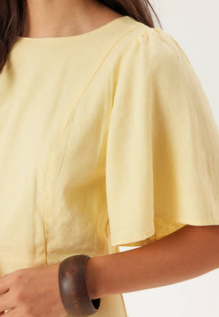 Linen Midi Dress