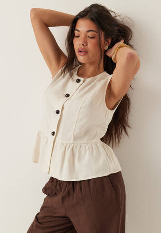 Linen Vest