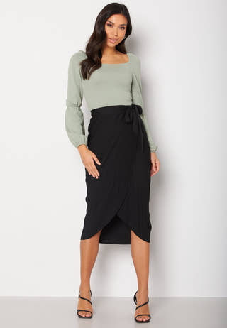 Liva square neck top