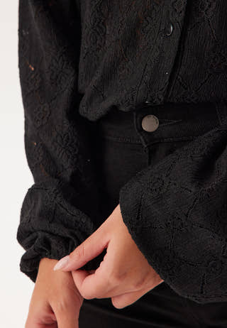 Long Sleeve Button Blouse