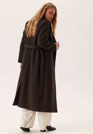 Long Wool Blend Coat