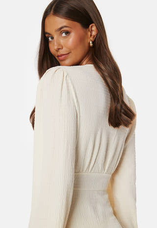 Structure Button Midi Dress