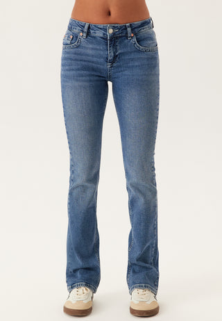 Low Bootcut Flap Jeans
