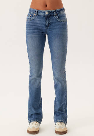 Low Bootcut Flap Jeans