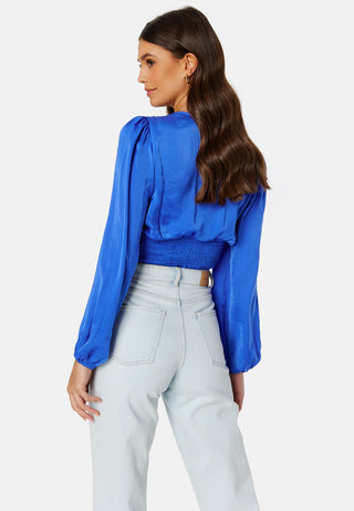 Lucinda satin blouse