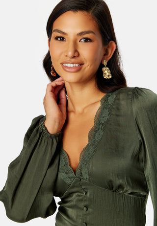 Lucinda satin blouse