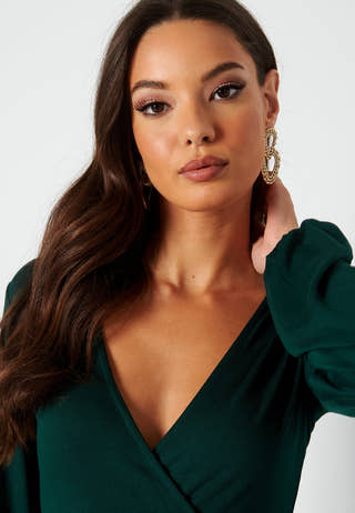 Luigina wrap dress