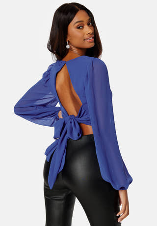 Malia Open Back Blouse
