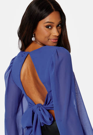 Malia Open Back Blouse