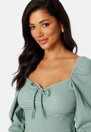 Manda puff sleeve dress