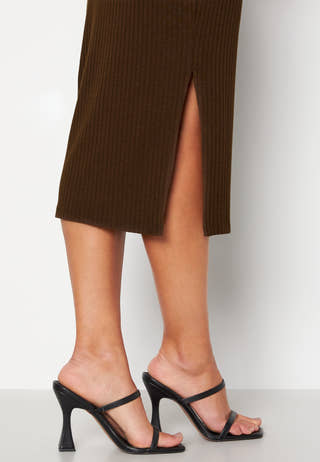 Marion halterneck rib dress
