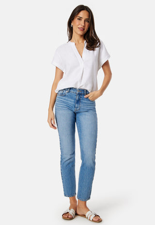 Linen Blend Blouse