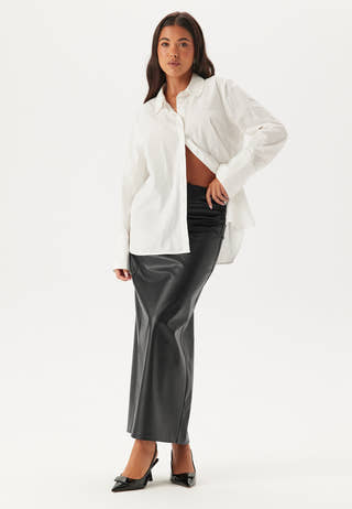 Maxi PU Skirt