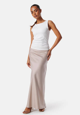 Maxi Satin Skirt