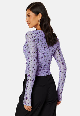 Melandra mesh bustier top