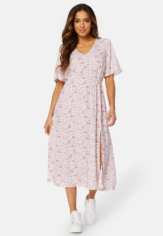 Melanie butterfly sleeve dress