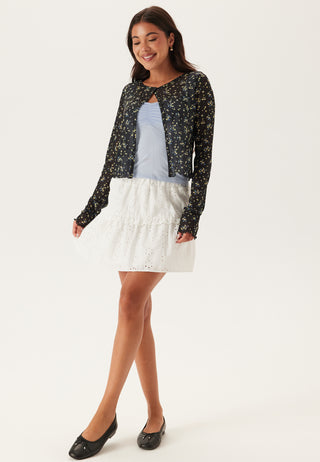 Mesh Cardigan Top