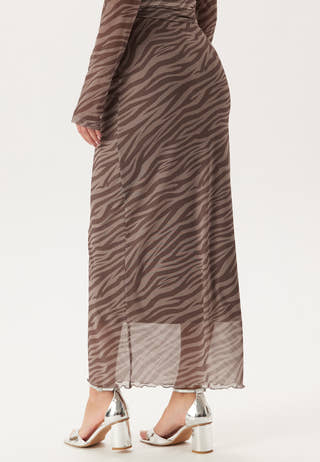 Mesh Maxi Skirt