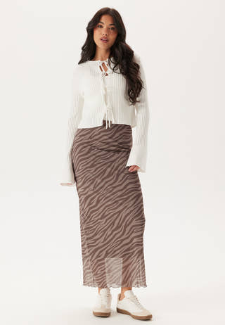 Mesh Maxi Skirt