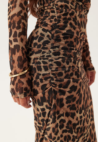 Mesh Midi Dress